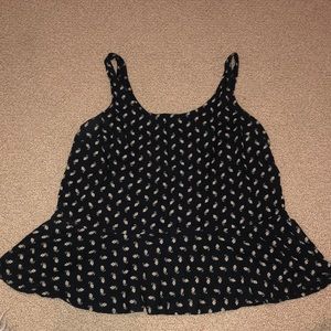 Peplum tank top